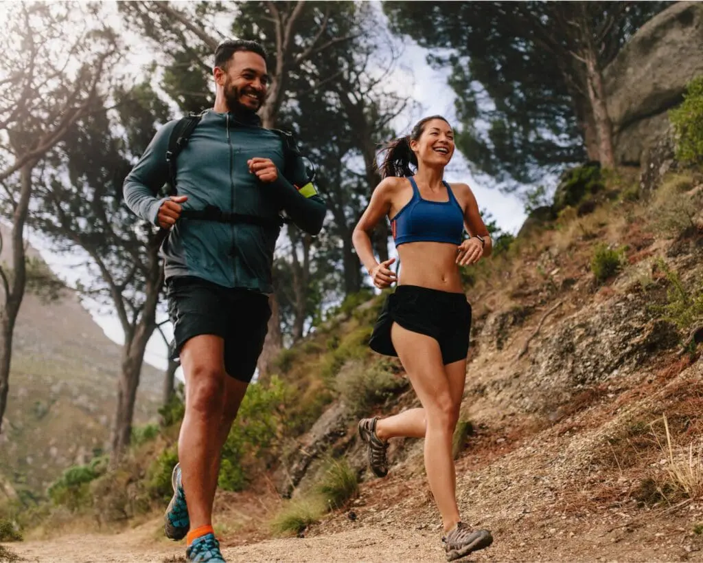 couple jogging
