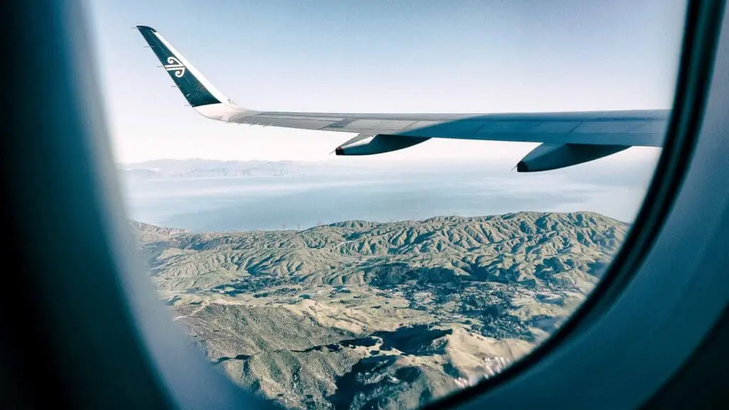 Centre for Sight -Image of view from plane window