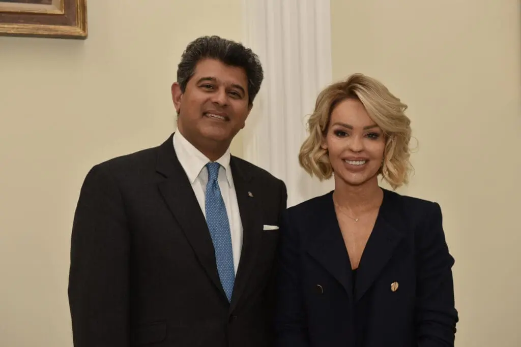 Centre for Sight Sheraz Daya and Katie Piper