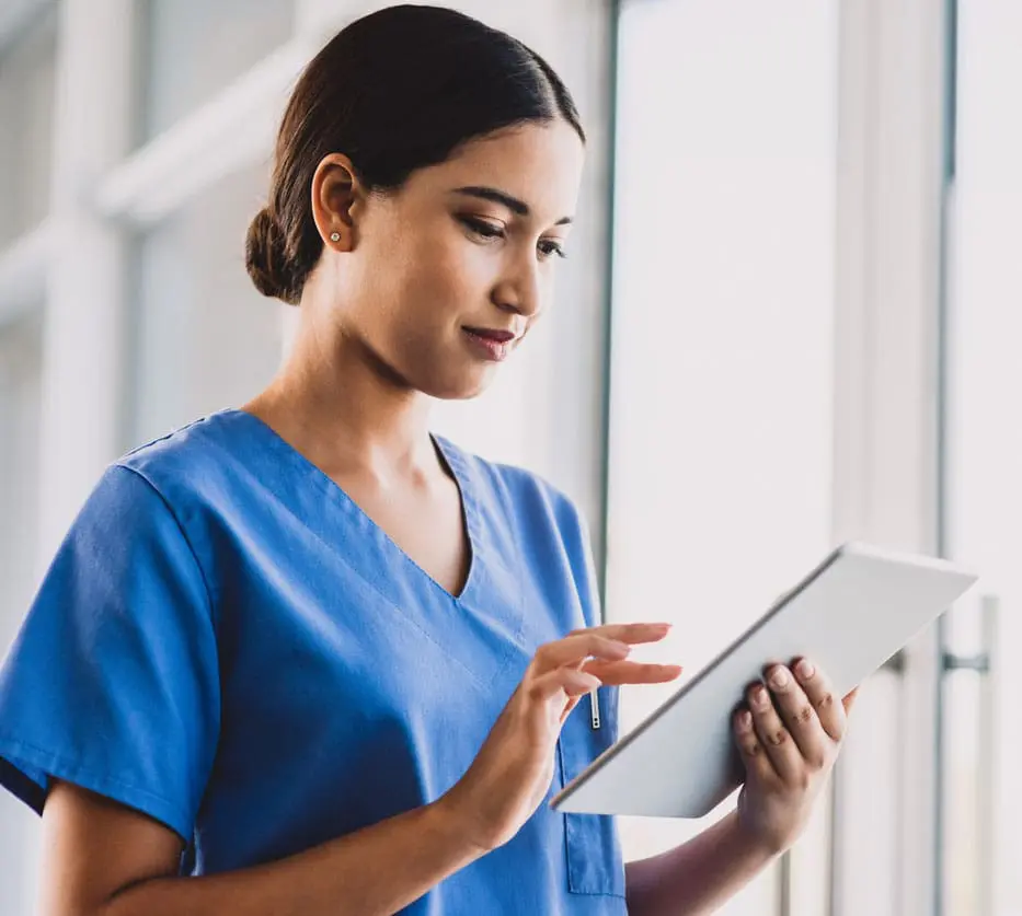 Centre for Sight image of Doctor with tablet