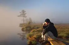 Centre for Sight - Man alone image