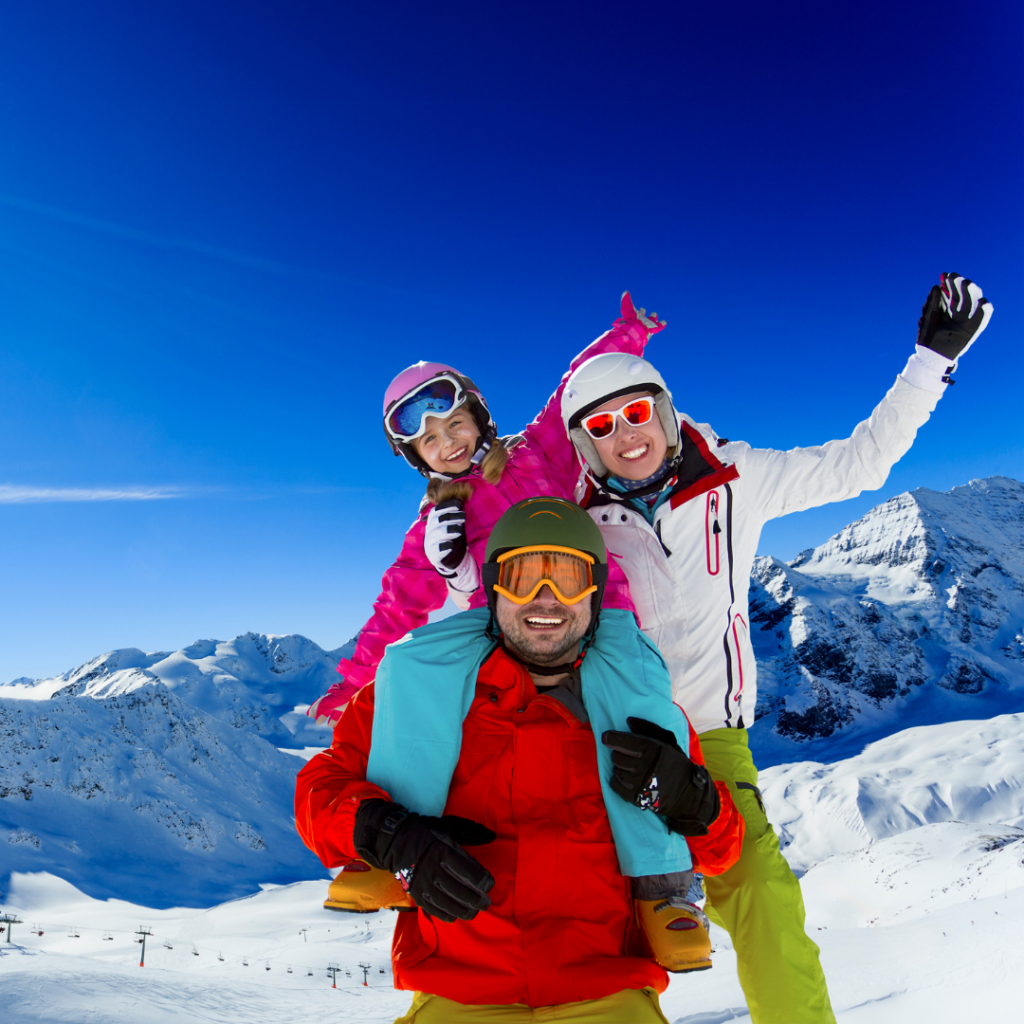 Centre for Sight Winter Eye Care Tips Family Skiing