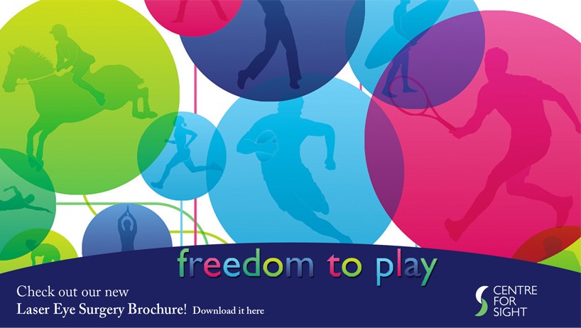 Freedom to play laser eye surgery brochure