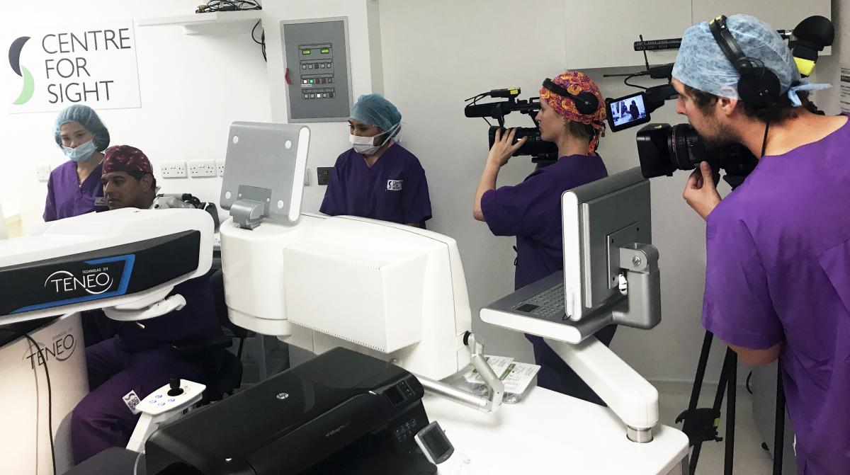 Rip Off Britain Filming Crew at Centre for Sight