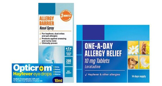allergy & hay fever medicines