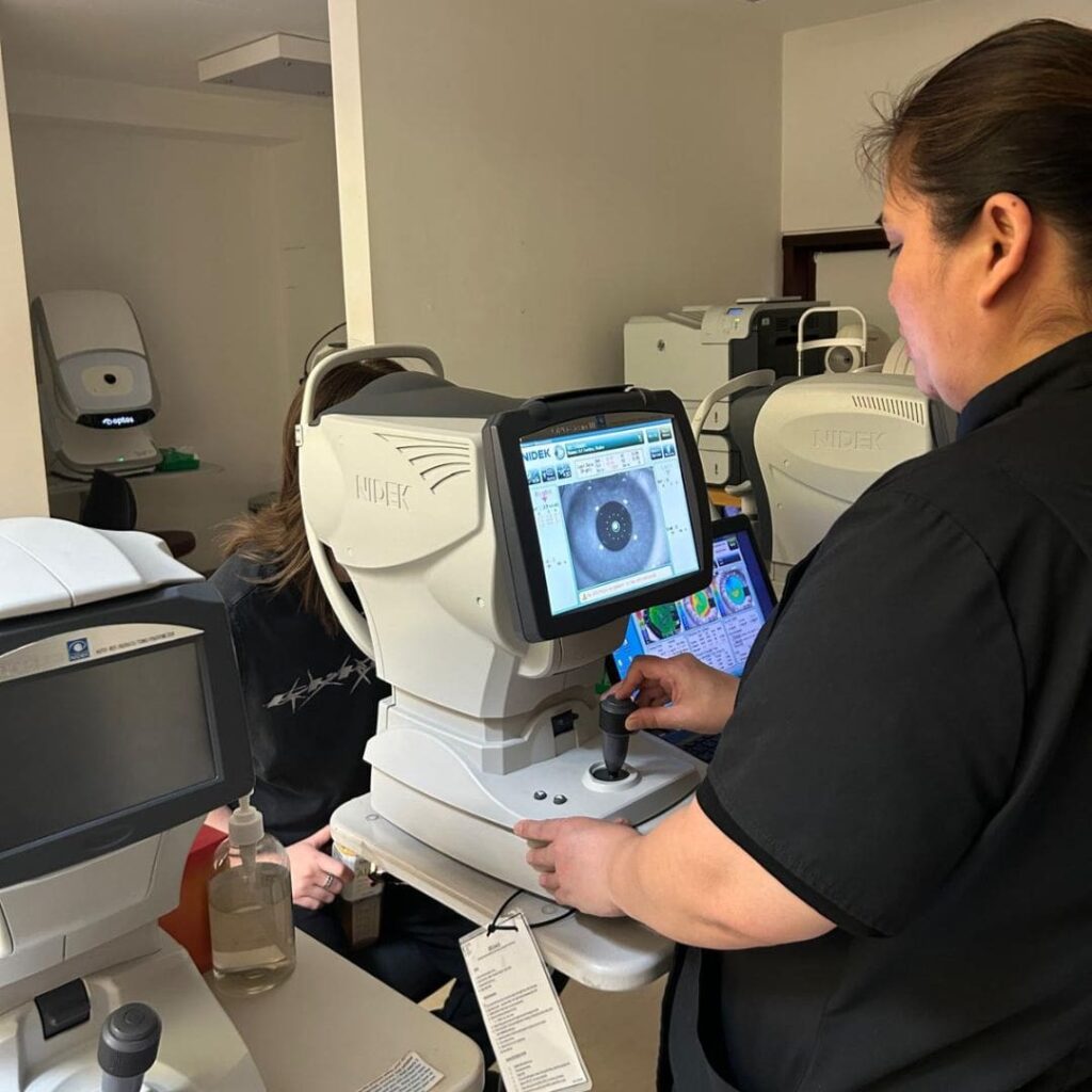 Centre for Sight Ruby streamers an content creator having tests after laser eye surgery for gamers|Centre for Sight Ruby streamer and content creator with sheraz daya after laser eye surgery for gamers